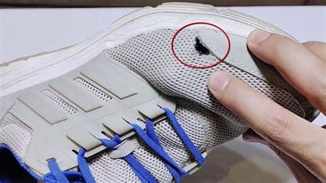 fix slice in sneaker.